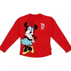 Disney Red Minnie Mouse Long Sleeve Tee